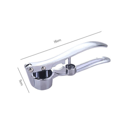 Stainless Steel Multifunction Garlic Press Crusher Ginger Mincer