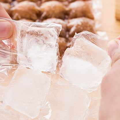 24 grid disposable ice-making bags Ice Cube Tray Glasses Ice Mold
