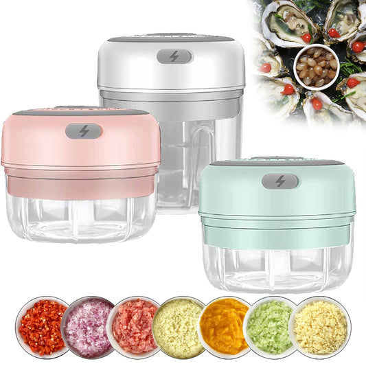 Mini Electric Garlic Chopper USB Charging Ginger Masher