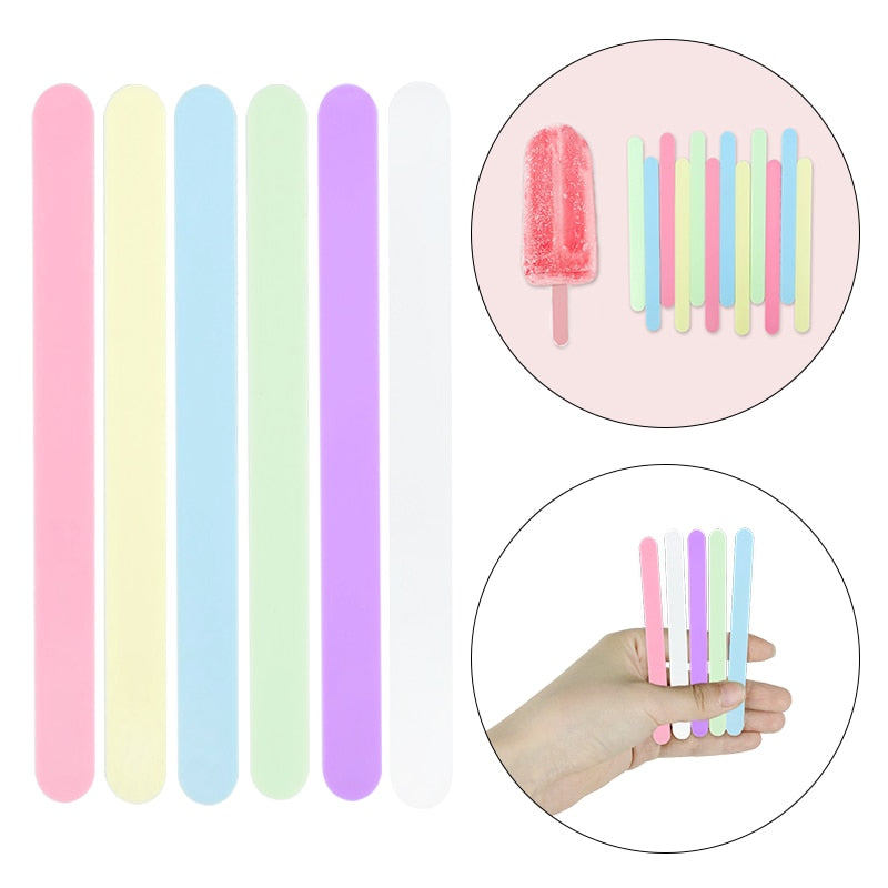 Acrylic Ice Cream Sticks Popsicle Stick Multicolor