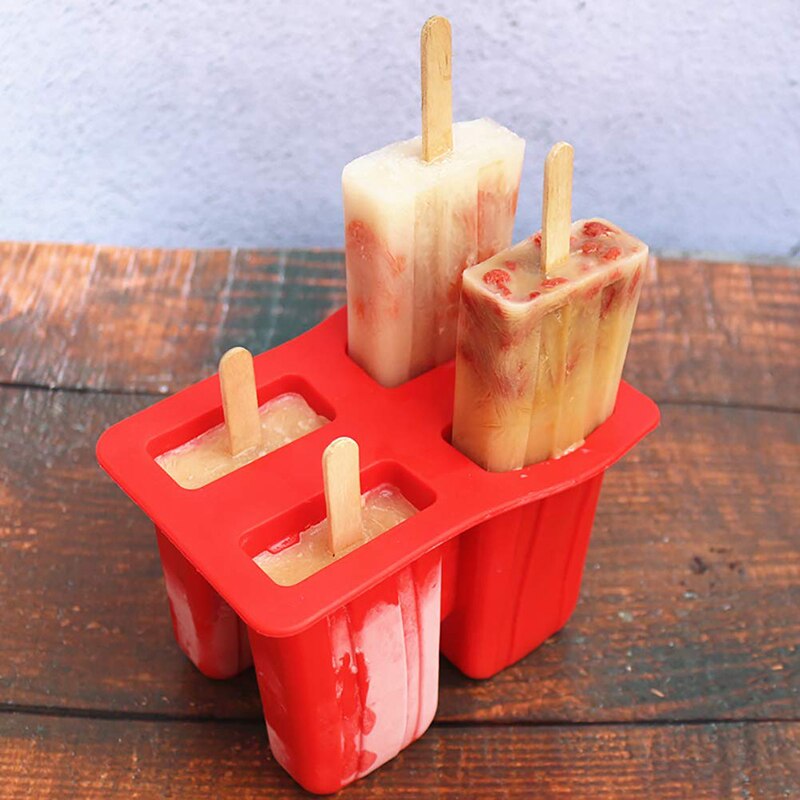 Food Grade Popsicle Silicone Molds Cavity Ice Pop Maker