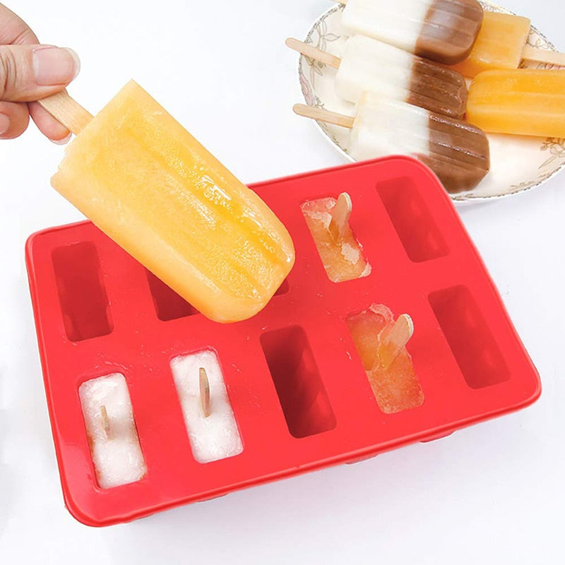 Food Grade Popsicle Silicone Molds Cavity Ice Pop Maker