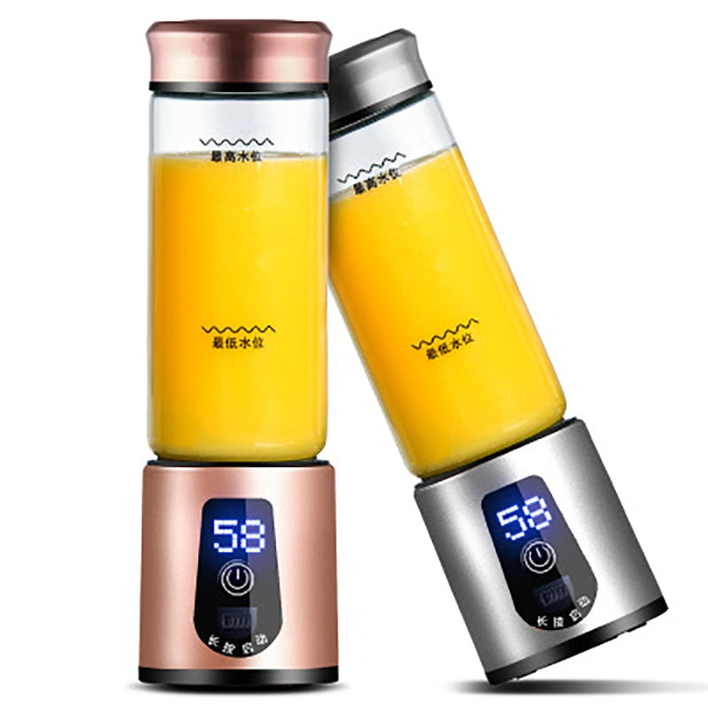Portable Juicer Fruit Juicer Machine USB Blender Bottle Compact