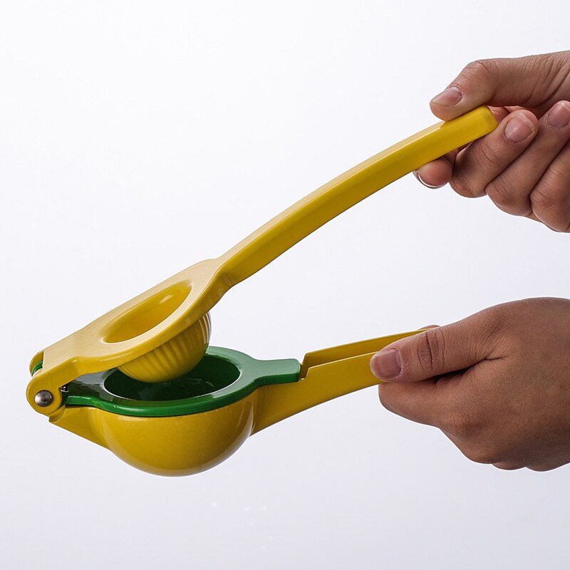 Metal Lemon Squeezer Hend Held Juicer Double Bowl