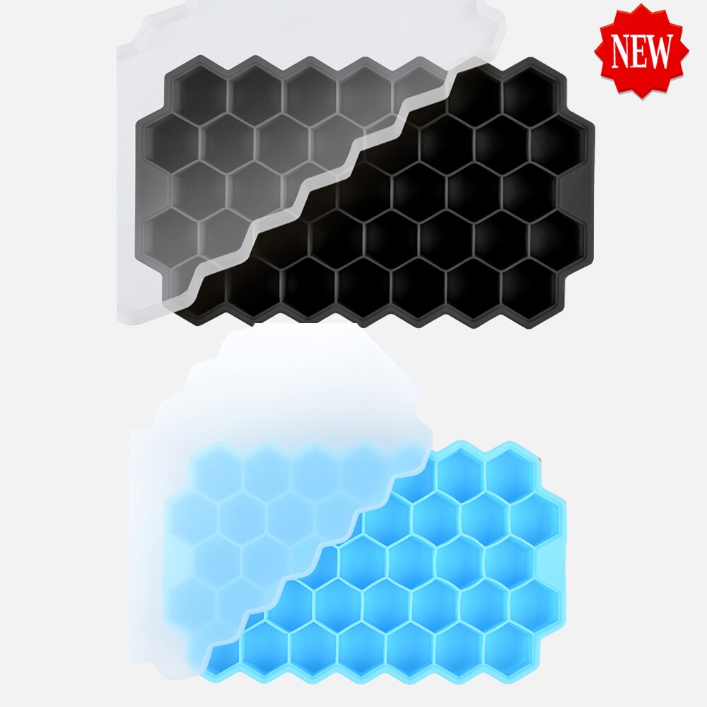 37 Cavity Ice Cube Tray Honeycomb Ice Cube Mold Microwaveable