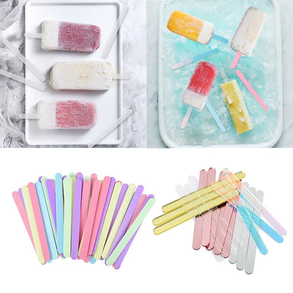 Acrylic Ice Cream Sticks Popsicle Stick Multicolor