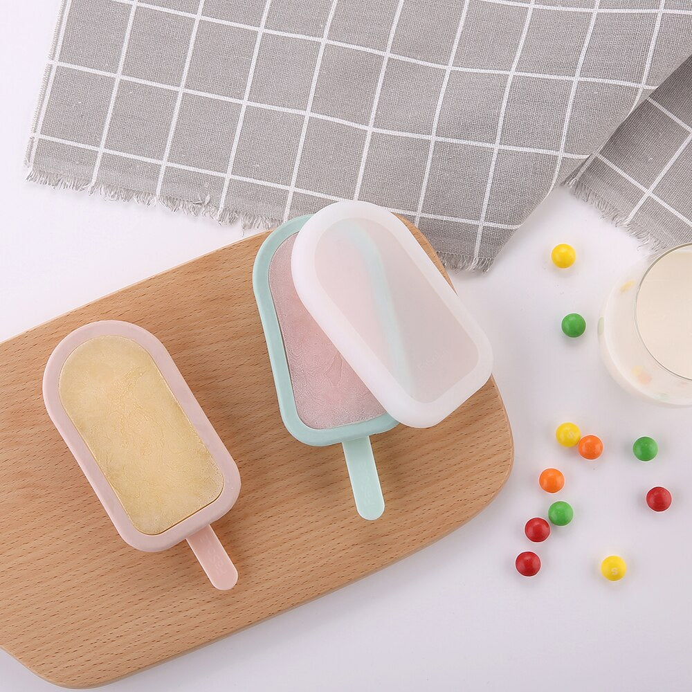 Reusable Silicone Popsicle Molds Ice Cream Mold Ice Cube Tray