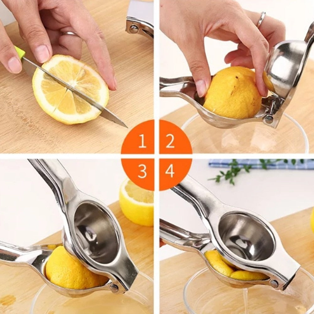 Stainless Steel Lemon Fruits Squeezer Orange Fruit Pressing Tools