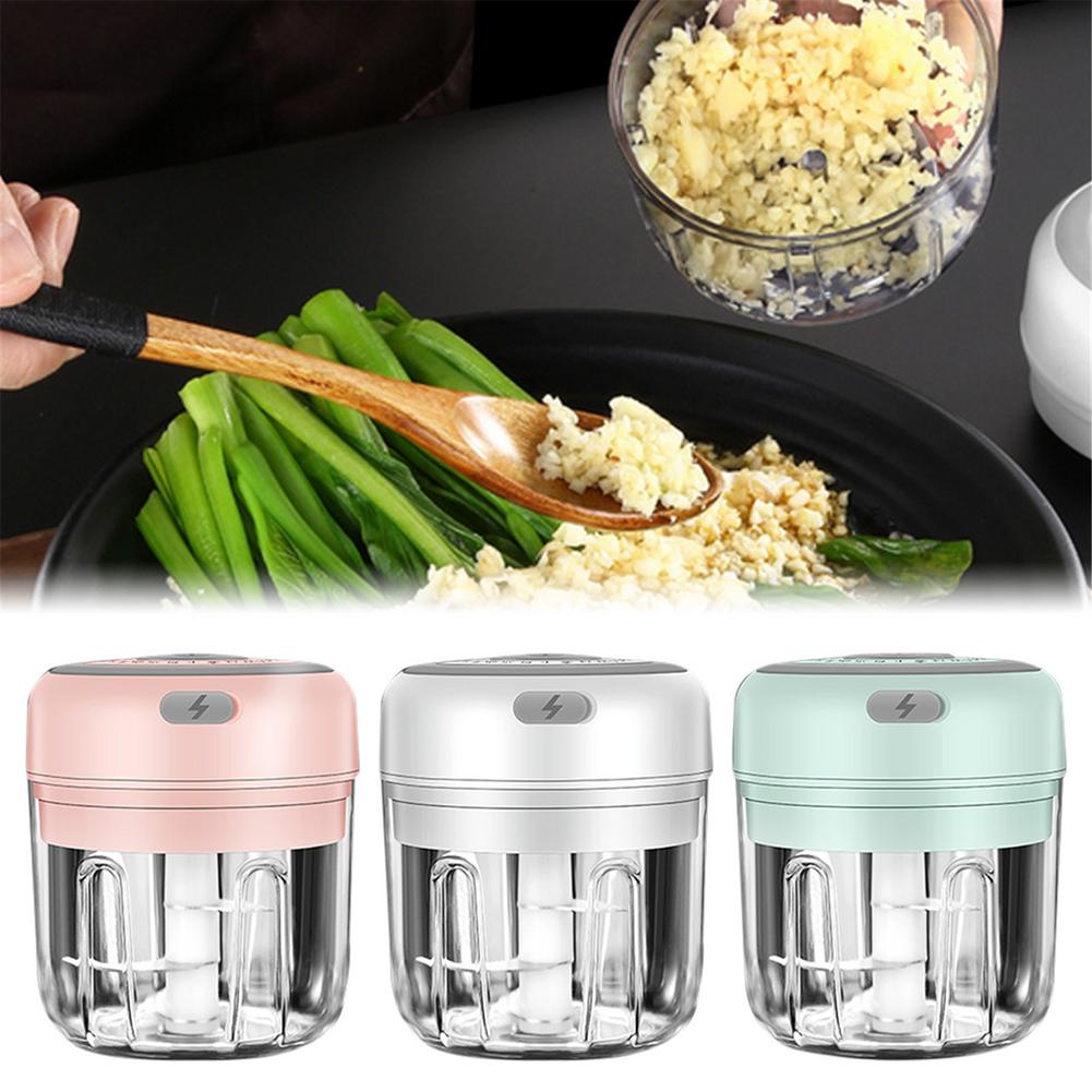 Electric Garlic Masher Garlic Press Vegetable Chili Meat Food processor