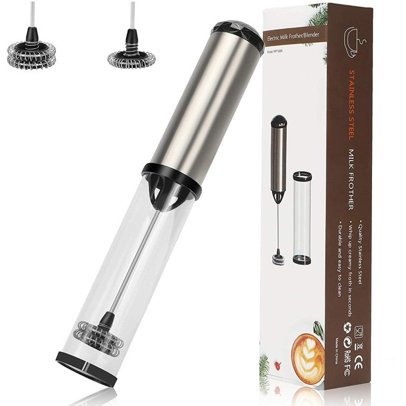 Portable Electric Milk Frother Foam Maker Blender