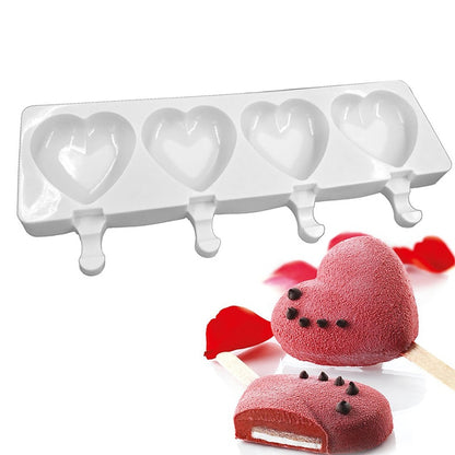 Ice Cream Mold Animal Shape Jelly Ice Hockey Popsicle Stick