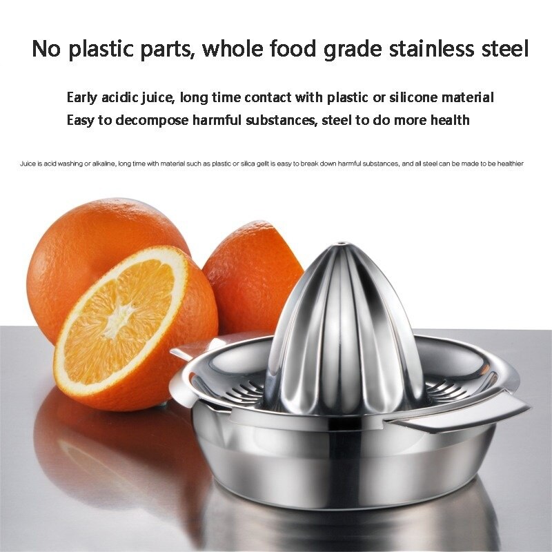 Lemon orange manual fruit juicer 304 stainless steel