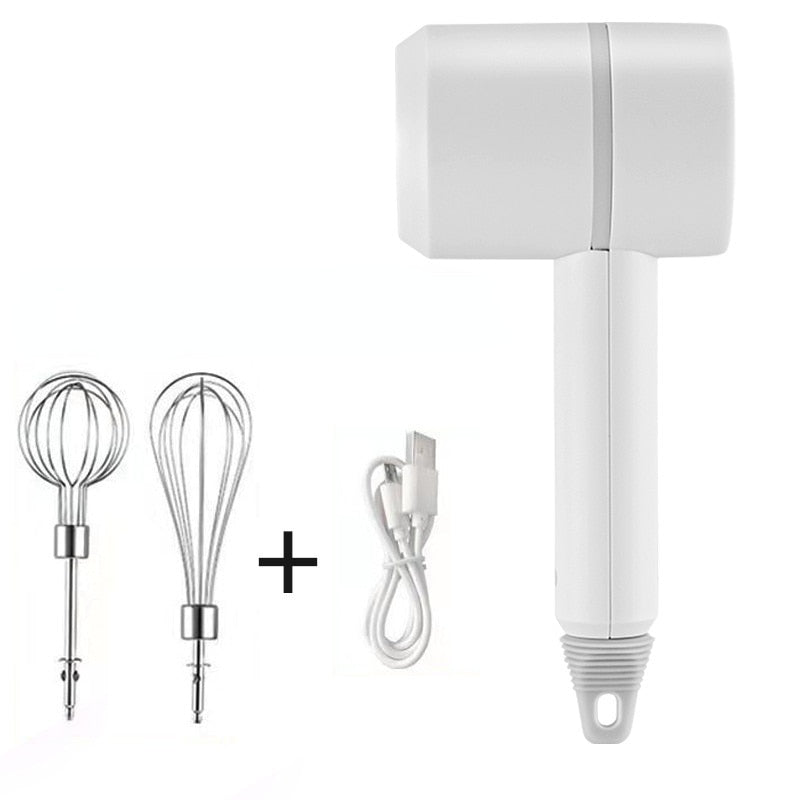 Electric Food Mixer Wireless Portable Hand Blender 3 Speeds