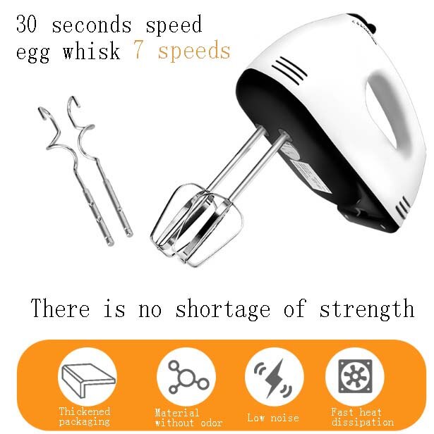 7 Speed Control Hand Mini Mixer Food Blender