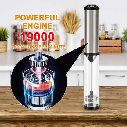 Portable Electric Milk Frother Foam Maker Blender