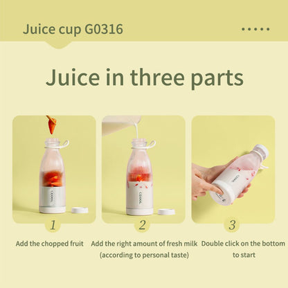 Portable Electric Juicer Wireless Accompanying Juice