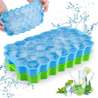 Jelly Honeycomb Ice Mold Silicone Ice Cube Tray Reusable Ice Maker