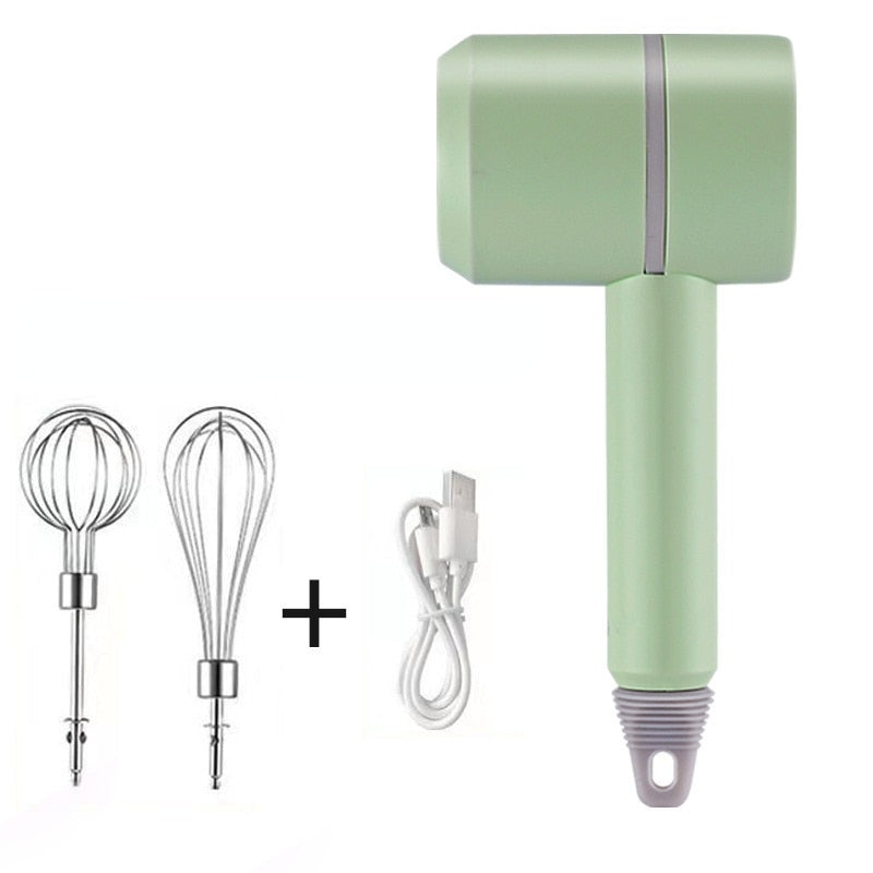 Electric Food Mixer Wireless Portable Hand Blender 3 Speeds