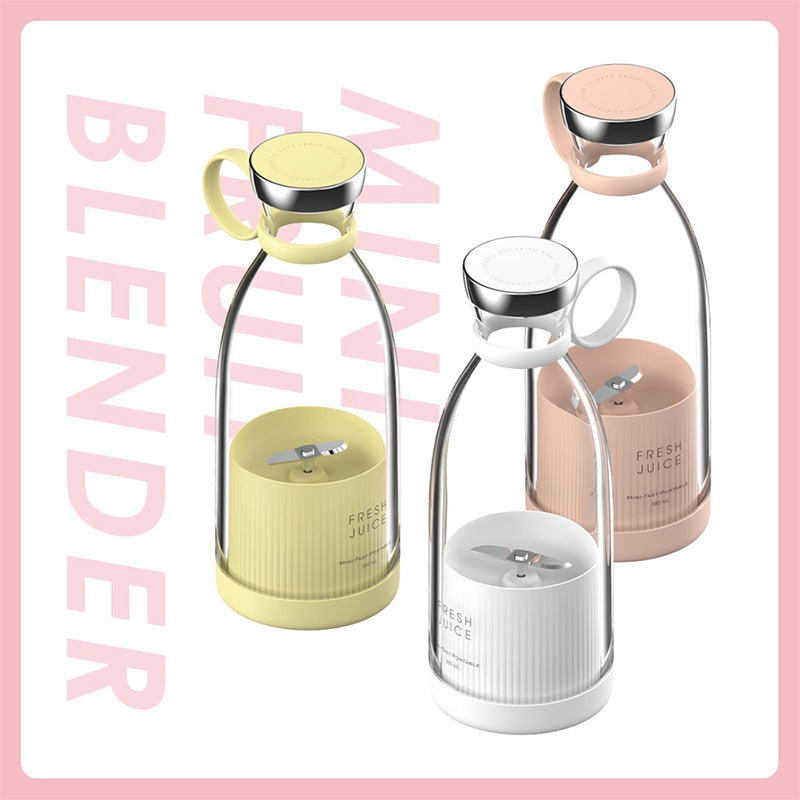 380ml Portable Electric Juicing Blender Cup Built-in Battery