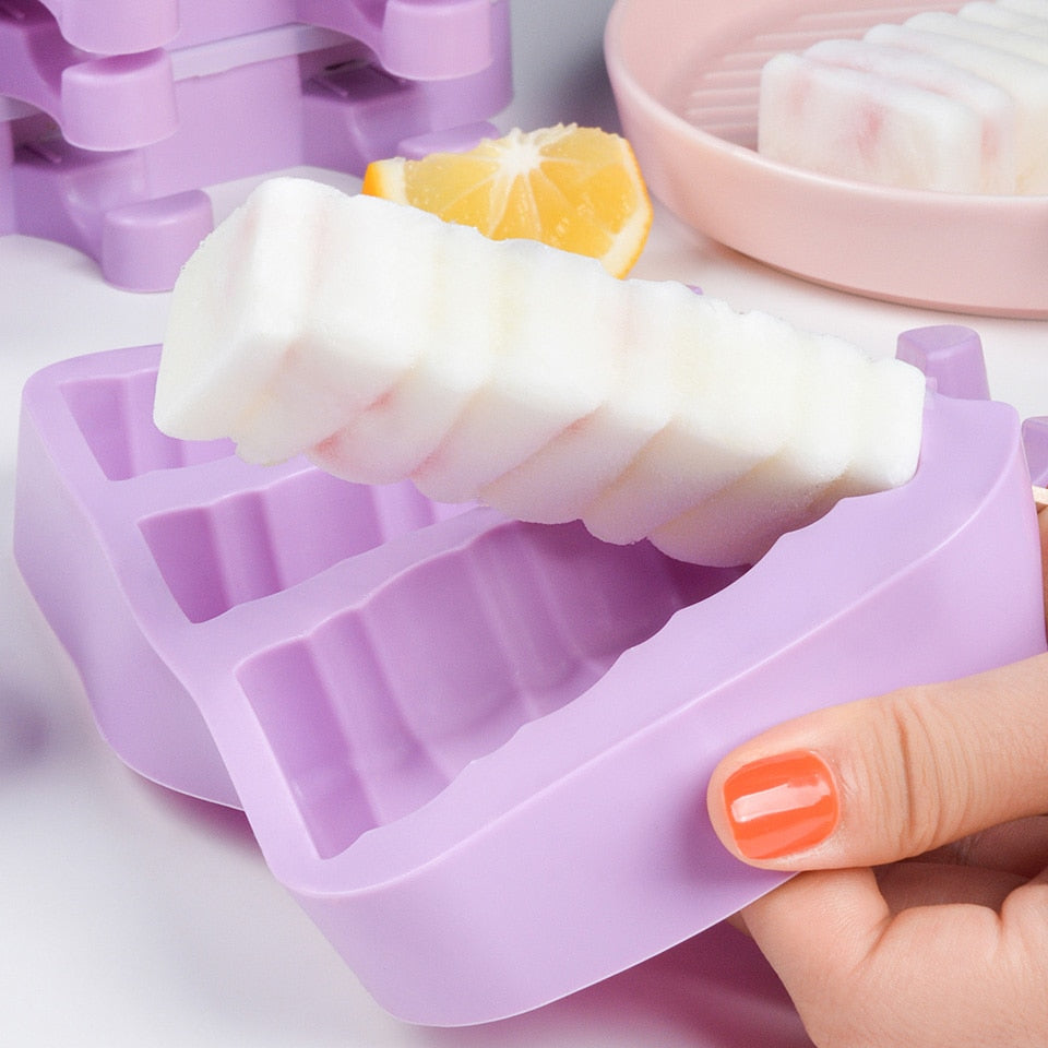 Healthy Silicone Ice Cream Mold Easy Popsicle Mold