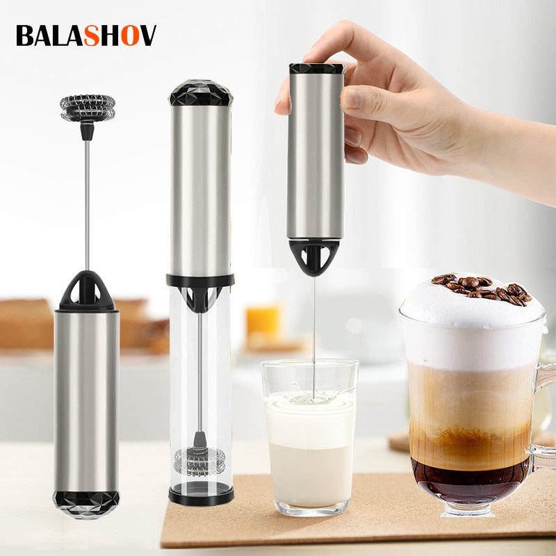 Portable Electric Milk Frother Foam Maker Blender