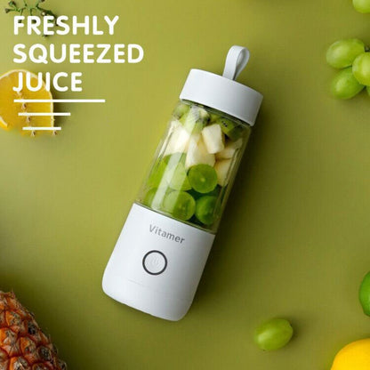 USB Electric Fruit Juicer 350ml Rechargeable Wireless Smoothie