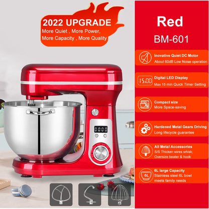 Kitchen Food Stand Mixer Blender Quiet Motor