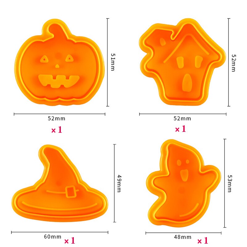 Silicone DIY Candy Chocolate Cheese Mold Halloween Fruit Bakeware