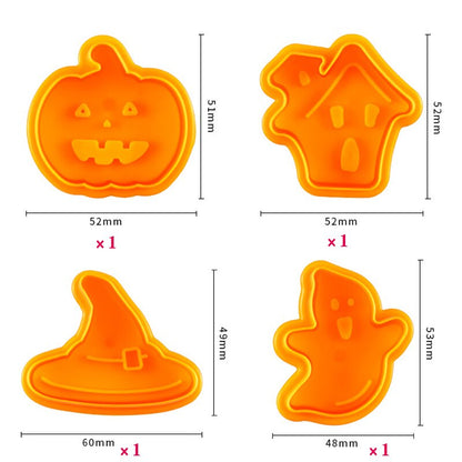 Silicone DIY Candy Chocolate Cheese Mold Halloween Fruit Bakeware