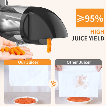Slow Juicer 200W Power Vegetables And Fruits Squeezer Extractor Juicer