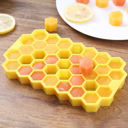 Jelly Honeycomb Ice Mold Silicone Ice Cube Tray Reusable Ice Maker
