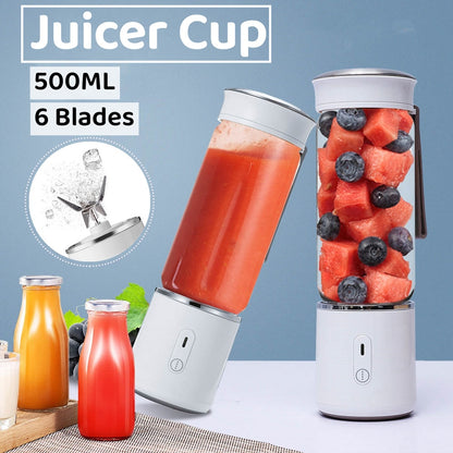 500ml USB Portable Juicer Mixer Electric Mini Blender