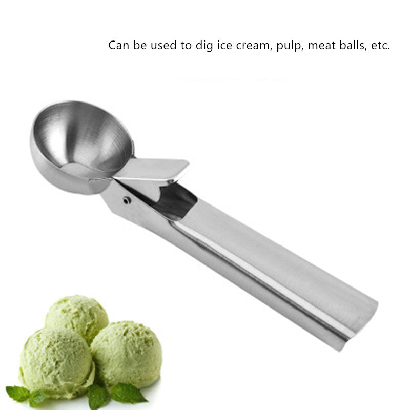 Ice Cream Scoops Stacks Stainless Steel Ice Cream Digger Non-Stick