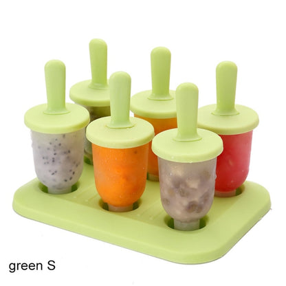 Ice Cream Mold Lolly Popsicle Maker Plastic Randomly Color
