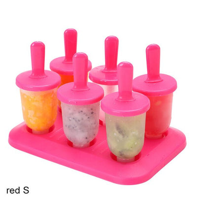 Ice Cream Mold Lolly Popsicle Maker Plastic Randomly Color