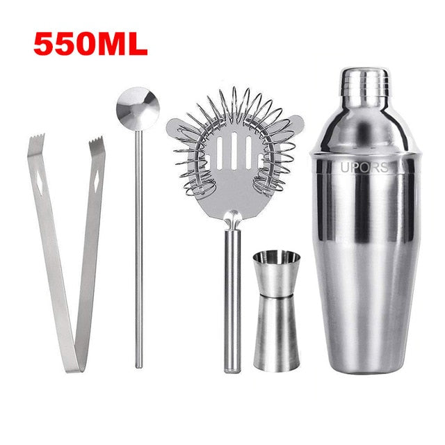 Cocktail Shaker Stainless Steel  Eco-Friendly Kit Bartender