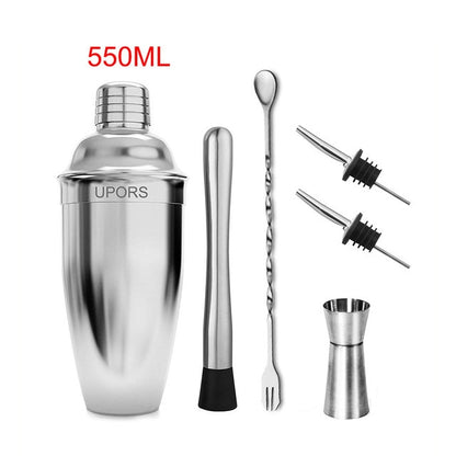 Cocktail Shaker Stainless Steel  Eco-Friendly Kit Bartender