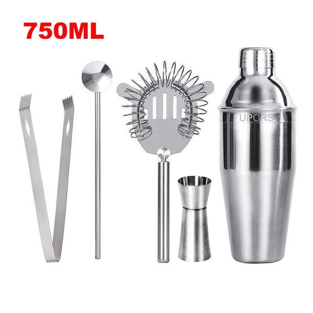 Cocktail Shaker Stainless Steel  Eco-Friendly Kit Bartender