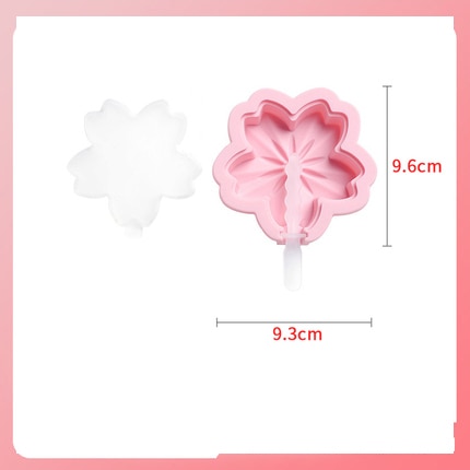 Silicone Ice Cream Mould Ice Cube Tray Popsicle Barrel Diy Mold Dessert Ice Cream Mold with Popsicle Stick