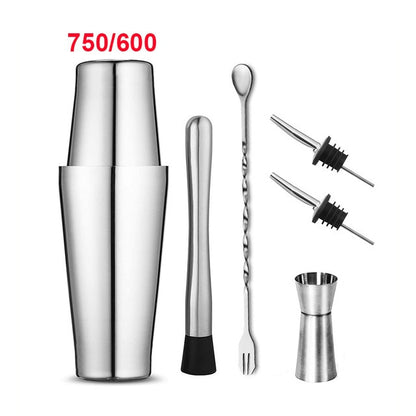 Cocktail Shaker Stainless Steel  Eco-Friendly Kit Bartender