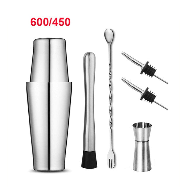 Cocktail Shaker Stainless Steel  Eco-Friendly Kit Bartender