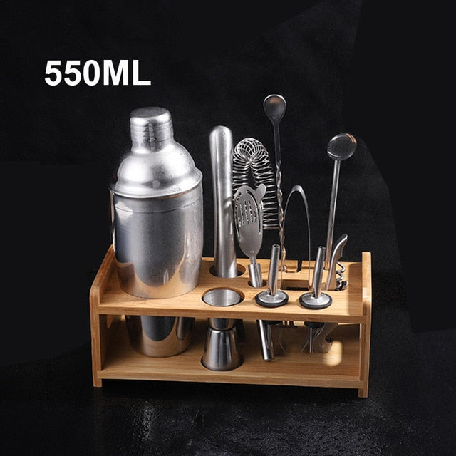 Cocktail Shaker Stainless Steel  Eco-Friendly Kit Bartender