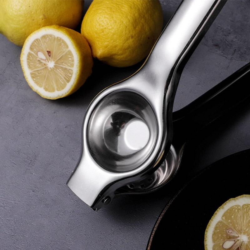 Lemon Squeezer Fruits Juice Hand Manual Juicer Automatic Pulp Ejection