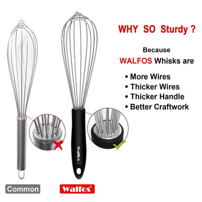 Multifunctional Stainless Steel Wire Whisk Blender Beater Baking