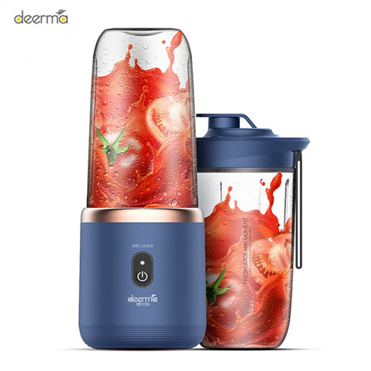 New Deerma Portable Blender 400ml Electric Juicer Lemon Orange Fruit Squeezer Wireless Rechargable 21000rpm Mixer