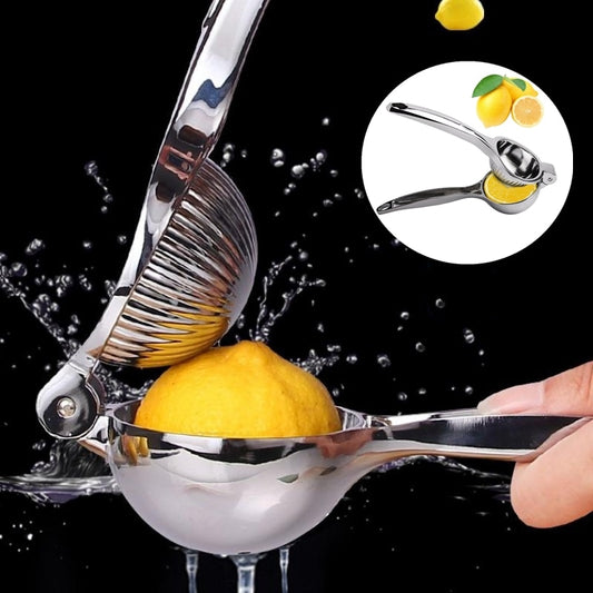 Manual Lemon Squeezer Stainless Steel Orange Squeezer Juicer Fruit Juice Citrus Press Machine Handle Press Multifunctional Tool