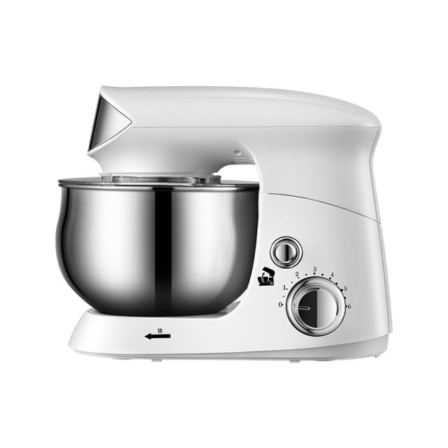 Planetary Stand Mixer with Stainless Steel Bowl Electric Food Processor