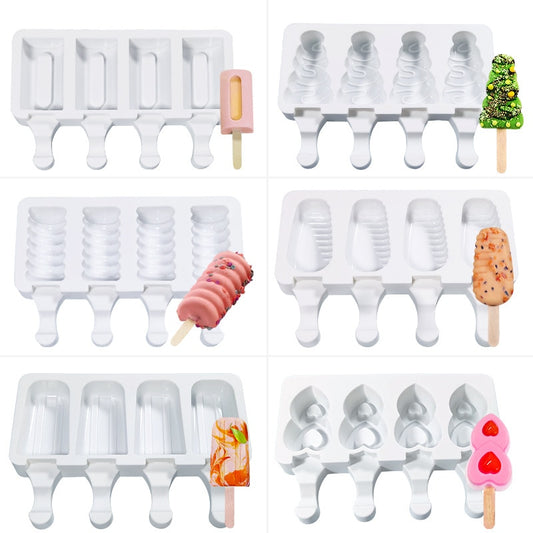 Silicone mold Ice cream mold Cake mold Chocolate mold ice cream  Silicone pastry mold Baking molds for ice cream popsicle mold