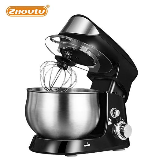 Planetary Stand Mixer with Stainless Steel Bowl Electric Food Processor