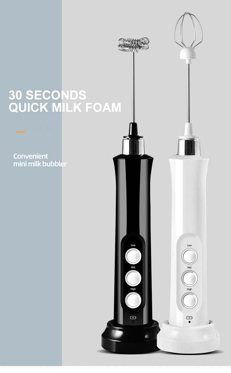 Automatic Electric Milk Cappuccino Blender Foam Machine Whisk